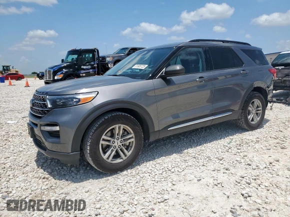 2023 Ford Explorer XLT с VIN 1FMSK7DHXPGA49571, выставлен на аукционе Copart как лот 61905725 с пробегом 74 193 миль миль и Списание • Salvage title. История ставок и продаж доступна на DreamBid. Изображение 1.
