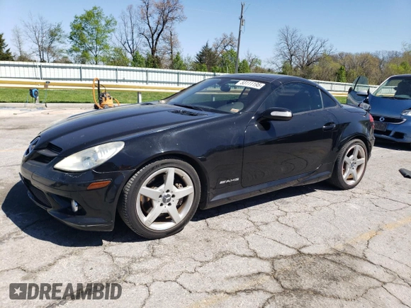 2006 Mercedes-Benz SLK 350 with VIN WDBWK56F46F086074, listed as a Copart auction lot 53111195 with 109,686 mi miles and Salvage Title. Bid and sale history available at DreamBid. Image 1.