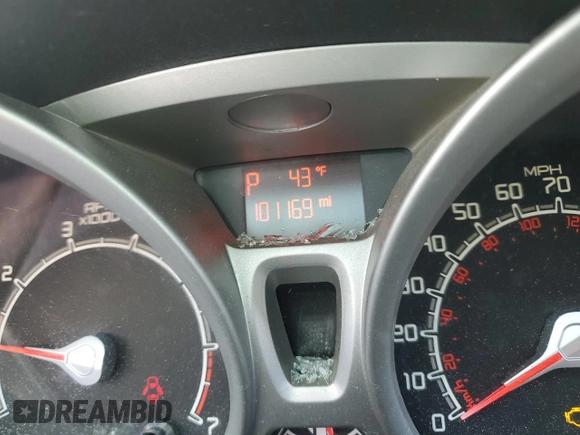 2012 Ford Fiesta SE with VIN 3FADP4BJ3CM101275, listed as a Copart auction lot 85560904 with 101,169 mi miles and Salvage Title. Bid and sale history available at DreamBid. Image 9.