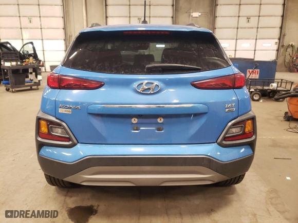 2018 Hyundai Kona Ultimate with VIN KM8K5CA57JU064659, listed as a Copart auction lot 82434424 with 128,659 mi miles and Salvage Title. Bid and sale history available at carsss.com. Image 6.