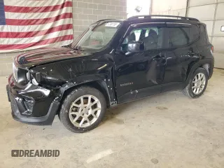 2020 Jeep Renegade Latitude with VIN ZACNJABB0LPL17831, listed as a Copart auction lot 57380155 with 93,249 mi miles and Salvage title. Bid and sale history available at DreamBid. Image 1.