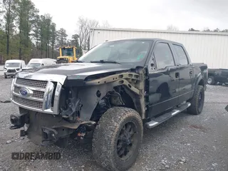 2010 Ford F-150 XL with VIN 1FTFW1EV0AFA94219, listed as a IAAI auction lot 41731114 with 184,098 mi miles. Bid and sale history available at carsss.com. Image 2.