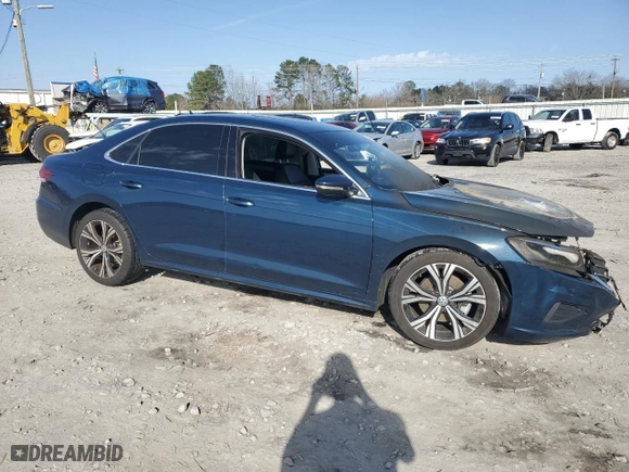 2021 Volkswagen Passat 2.0T SE with VIN 1VWSA7A3XMC009104, listed as a Copart auction lot 45550885 with 0 mi miles and Salvage Title. Bid and sale history available at carsss.com. Image 4.