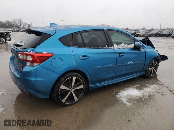 2018 Subaru Impreza Special Sports z VIN 4S3GTAK60J3722985, wystawiony jako Copart lot #87765935 z przebiegiem Nie podano mil oraz Czysty tytuł • Clean title. Historia ofert i sprzedaży dostępna na DreamBid. Obrazek 3.