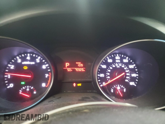 2015 Kia Sedona L with VIN KNDMA5C17F6025760, listed as a Copart auction lot 46440545 with 75,923 mi miles and Salvage Title. Bid and sale history available at DreamBid. Image 9.