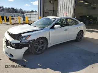 2014 Nissan Maxima SV with VIN 1N4AA5AP0EC477226, listed as a Copart auction lot 50643425 with 137,704 mi miles and Salvage title. Bid and sale history available at DreamBid. Image 1.