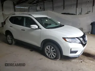 2017 Nissan Rogue S with VIN KNMAT2MV6HP502835, listed as a Copart auction lot 60999025 with 104,832 mi miles and Salvage title. Bid and sale history available at DreamBid. Image 4.