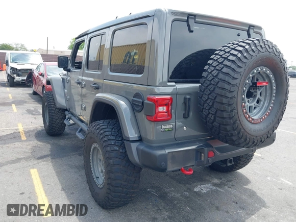 2020 Jeep Wrangler Unlimited Rubicon с VIN 1C4JJXFM4LW100382, выставлен на аукционе IAAI как лот 42338687 с пробегом Не указан миль и . История ставок и продаж доступна на DreamBid. Изображение 3.