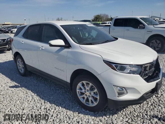 2021 Chevrolet Equinox LT with VIN 2GNAXTEV7M6106469, listed as a Copart auction lot 50258285 with 50,667 mi miles and Salvage Title. Bid and sale history available at DreamBid. Image 4.