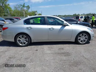 2011 Hyundai Genesis with VIN KMHGC4DF4BU130348, listed as a IAAI auction lot 41816459 with 151,650 mi miles and . Bid and sale history available at DreamBid. Image 14.