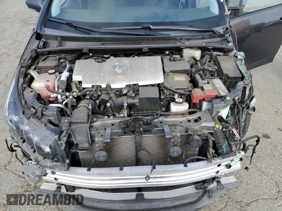 2020 Toyota Prius LE z VIN JTDKARFP4L3160836, wystawiony jako Copart lot #59370235 z przebiegiem 72 601 mil mil oraz Szkoda całkowita • Salvage title. Historia ofert i sprzedaży dostępna na DreamBid. Obrazek 11.