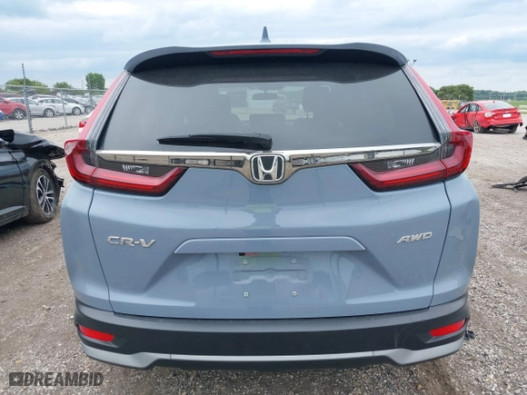 2022 Honda CR-V EX with VIN 7FARW2H55NE027998, listed as a IAAI auction lot 40089442 with 29,880 mi miles. Bid and sale history available at carsss.com. Image 17.