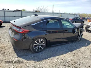2022 Honda Civic EX-L z VIN 19XFL1H75NE002379, wystawiony jako Copart lot #54178595 z przebiegiem 15 233 mil mil oraz Szkoda całkowita • Salvage title. Historia ofert i sprzedaży dostępna na DreamBid. Obrazek 3.