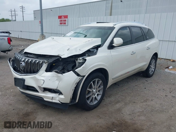 2015 Buick Enclave • with VIN 5GAKRBKDXFJ303317, listed as a IAAI auction lot 41948316 with 147,010 mi miles and . Bid and sale history available at carsss.com. Image 2.