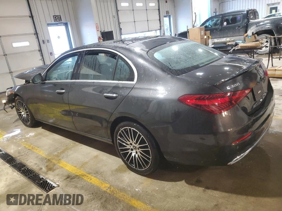 2023 Mercedes-Benz C 300 with VIN W1KAF4HB2PR078985, listed as a Copart auction lot 41770995 with Not Provided miles and Salvage Title. Bid and sale history available at DreamBid. Image 2.