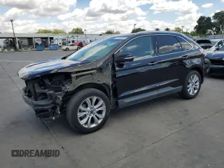 2019 Ford Edge Titanium z VIN 2FMPK3K93KBB54561, wystawiony jako Copart lot #56746065 z przebiegiem 101 792 mil mil oraz Szkoda całkowita • Salvage title. Historia ofert i sprzedaży dostępna na DreamBid. Obrazek 1.
