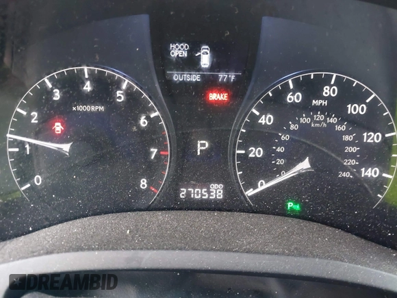 2010 Lexus RX 350 with VIN JTJZK1BA2A2406720, listed as a IAAI auction lot 42115810 with 270,538 mi miles. Bid and sale history available at carsss.com. Image 7.