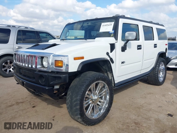2003 Hummer H2 with VIN 5GRGN23U83H116139, listed as a IAAI auction lot 41495435 with Not Provided miles. Bid and sale history available at carsss.com. Image 18.