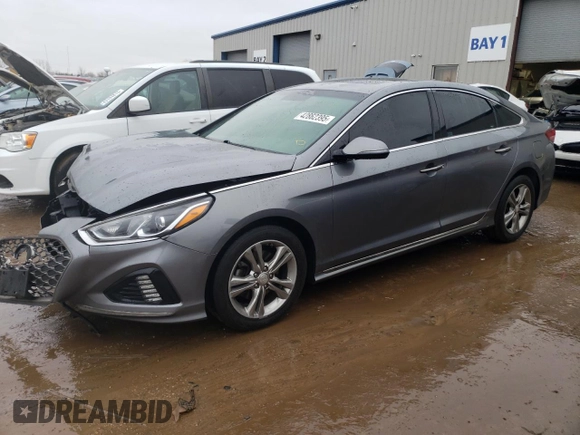 2018 Hyundai Sonata SEL with VIN 5NPE34AFXJH686267, listed as a Copart auction lot 42862395 with 86,241 mi miles and Salvage Title. Bid and sale history available at carsss.com. Image 1.