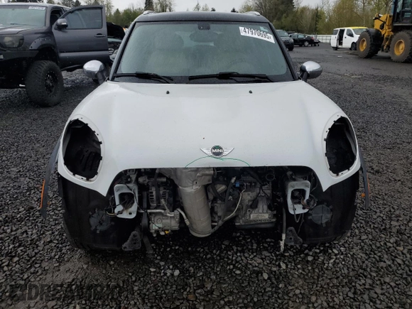 2012 MINI Countryman S with VIN WMWZC5C5XCWL55579, listed as a Copart auction lot 47970695 with 136,015 mi miles and Salvage Title. Bid and sale history available at DreamBid. Image 5.
