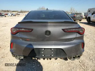 2021 Acura TLX Type S with VIN 19UUB7F0XMA000360, listed as a Copart auction lot 86607934 with 35,485 mi miles and Salvage Title. Bid and sale history available at carsss.com. Image 6.