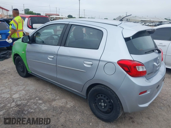 2018 Mitsubishi Mirage ES с VIN ML32A3HJ4JH012503, выставлен на аукционе IAAI как лот 42367621 с пробегом 116 349 миль миль и . История ставок и продаж доступна на DreamBid. Изображение 3.