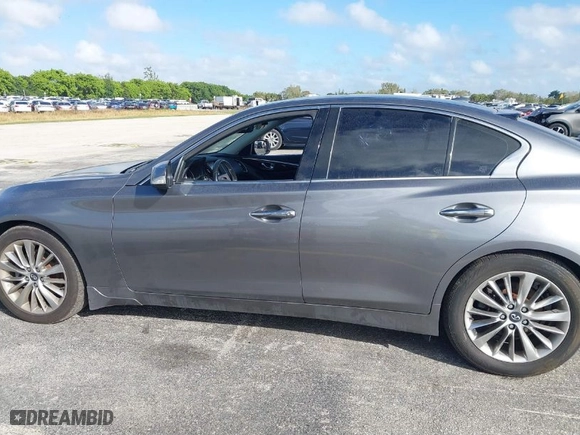 2018 Infiniti Q50 3.0t LUXE with VIN JN1EV7AP2JM356460, listed as a IAAI auction lot 41578725 with 66,659 mi miles. Bid and sale history available at carsss.com. Image 14.