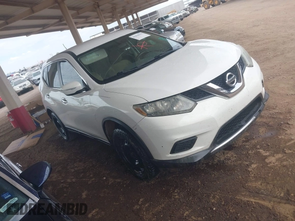 2014 Nissan Rogue SV with VIN 5N1AT2MT2EC751467, listed as a IAAI auction lot 42036355 with 262,270 mi miles and . Bid and sale history available at carsss.com. Image 1.