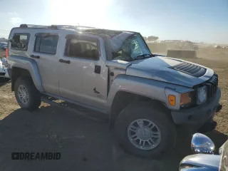 2009 Hummer H3 SUV with VIN 5GTEN13E498101716, listed as a Copart auction lot 85719434 with 209,084 mi miles and Clean Title. Bid and sale history available at DreamBid. Image 4.