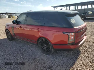 2015 Land Rover Range Rover Supercharged with VIN SALGS3TF9FA216340, listed as a Copart auction lot 55516785 with 81,908 mi miles and Clean title. Bid and sale history available at DreamBid. Image 2.