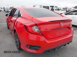 2019 Honda Civic Sport with VIN 2HGFC2F8XKH585650, listed as a IAAI auction lot 42043354 with 116,412 mi miles and . Bid and sale history available at DreamBid. Image 3.