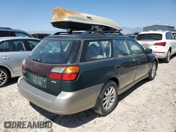 2001 Subaru Legacy Outback with VIN 4S3BH675817616897, listed as a Copart auction lot 59056125 with 120,652 mi miles and Clean title. Bid and sale history available at DreamBid. Image 3.