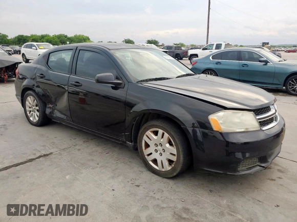 2014 Dodge Avenger SE with VIN 1C3CDZAB1EN166564, listed as a Copart auction lot 47892745 with 149,825 mi miles and Clean Title. Bid and sale history available at DreamBid. Image 4.