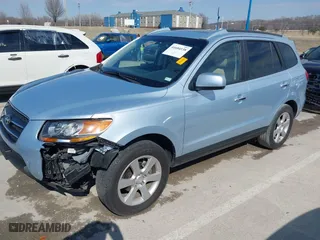 2008 Hyundai Santa Fe SE with VIN 5NMSH13E38H222588, listed as a IAAI auction lot 41684138 with 56,958 mi miles. Bid and sale history available at carsss.com. Image 2.