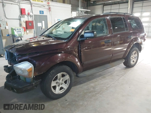 2005 Dodge Durango SLT with VIN 1D4HB48N25F534323, listed as a IAAI auction lot 41974617 with 293,123 mi miles and . Bid and sale history available at DreamBid. Image 17.