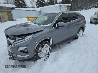 2024 Mitsubishi Eclipse Cross ES z VIN JA4ATUAA5RZ612868, wystawiony jako Copart lot #45105185 z przebiegiem 11 230 mil mil oraz Szkoda całkowita • Salvage title. Historia ofert i sprzedaży dostępna na DreamBid. Obrazek 1.