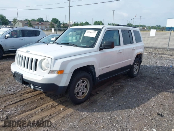 2012 Jeep Patriot Sport with VIN 1C4NJRBB9CD593909, listed as a IAAI auction lot 42715315 with 110,824 mi miles and . Bid and sale history available at DreamBid. Image 2.