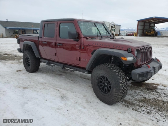 2021 Jeep Gladiator Rubicon with VIN 1C6JJTBG9ML518410, listed as a Copart auction lot 88878345 with 7,658 mi miles and Salvage Title. Bid and sale history available at carsss.com. Image 4.