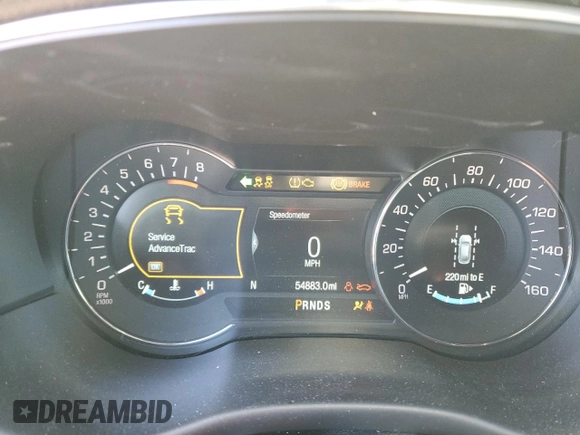 2018 Lincoln MKC Reserve with VIN 5LMTJ3DH5JUL01572, listed as a Copart auction lot 42505795 with 54,883 mi miles and Salvage Title. Bid and sale history available at DreamBid. Image 9.