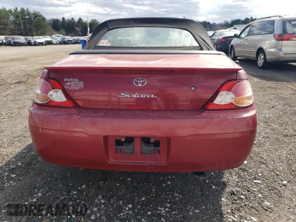 2003 Toyota Solara SE with VIN 2T1FF28P03C605071, listed as a Copart auction lot 51259465 with 258,419 mi miles and Salvage Title. Bid and sale history available at carsss.com. Image 6.