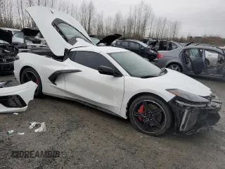 2021 Chevrolet Corvette 1LT with VIN 1G1YA2D48M5104990, listed as a Copart auction lot 84290384 with 39,345 mi miles and Salvage Title. Bid and sale history available at carsss.com. Image 4.