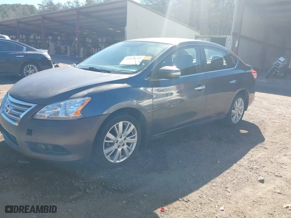 2015 Nissan Sentra S with VIN 3N1AB7AP5FY310374, listed as a IAAI auction lot 41653454 with 142,039 mi miles. Bid and sale history available at carsss.com. Image 2.