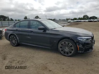 2020 BMW 5 Series 530e with VIN WBAJA9C01LCE28731, listed as a Copart auction lot 55233085 with 47,908 mi miles and Salvage Title. Bid and sale history available at DreamBid. Image 4.