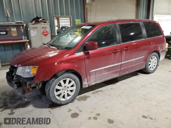 2016 Chrysler Town & Country Touring with VIN 2C4RC1BG8GR187518, listed as a Copart auction lot 44730915 with 127,658 mi miles and Salvage Title. Bid and sale history available at carsss.com. Image 1.