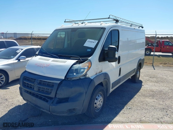 2014 Ram ProMaster Cargo Van with VIN 3C6TRVAG1EE124909, listed as a IAAI auction lot 41688967 with 114,249 mi miles. Bid and sale history available at carsss.com. Image 17.