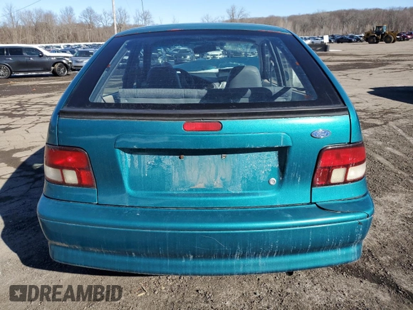1994 Ford Aspire z VIN KNJLT06H6R6107062, wystawiony jako Copart lot #42765995 z przebiegiem Nie podano mil oraz Szkody całkowita. Historia ofert i sprzedaży dostępna na DreamBid. Obrazek 6.