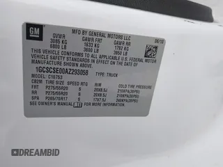 2010 Chevrolet Silverado 1500 LT with VIN 1GCSCSE00AZ293058, listed as a IAAI auction lot 41464133 with 164,865 mi miles and . Bid and sale history available at DreamBid. Image 9.
