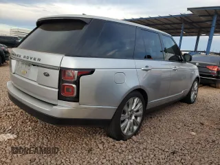 2018 Land Rover Range Rover with VIN SALGR2RV0JA513767, listed as a Copart auction lot 82398444 with 74,423 mi miles and Salvage title. Bid and sale history available at DreamBid. Image 3.