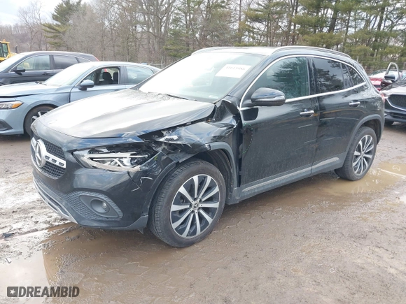 2021 Mercedes-Benz GLA with VIN W1N4N4HB0MJ133849, listed as a IAAI auction lot 41615986 with 62,738 mi miles. Bid and sale history available at carsss.com. Image 17.
