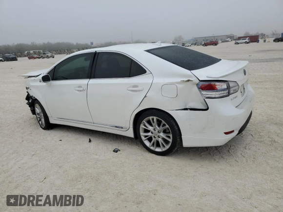 2010 Lexus HS 250h with VIN JTHBB1BA8A2020371, listed as a Copart auction lot 86798194 with 70,735 mi miles and Non Repairable. Bid and sale history available at DreamBid. Image 2.